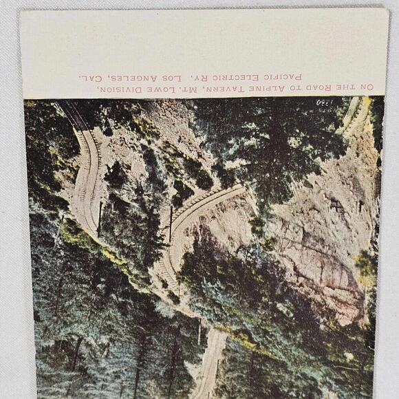 Antique 1920s Post Card Of Mount Lowe Roat To Alpine Tavern California LA - Picture 3 of 7